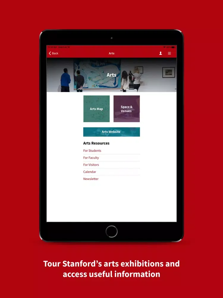 Zrzuty ekranu Stanford Mobile iPad 