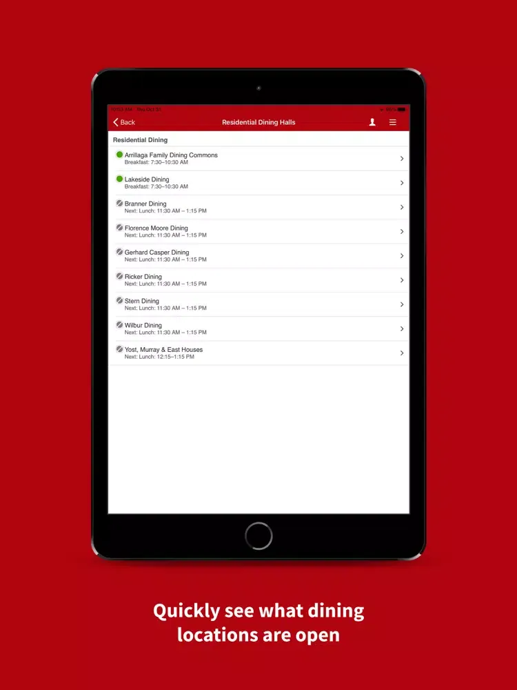 Zrzuty ekranu Stanford Mobile iPad 