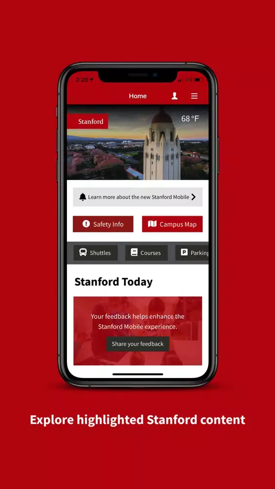 Zrzuty ekranu Stanford Mobile