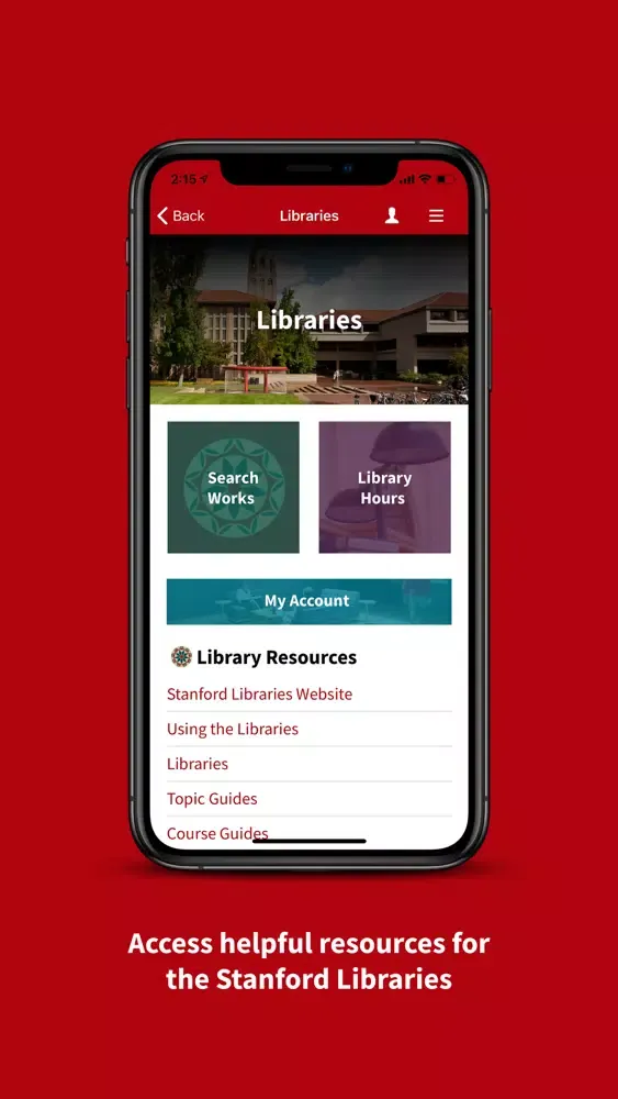 Zrzuty ekranu Stanford Mobile