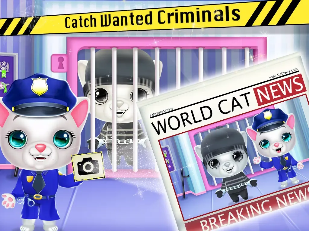 Capturas de pantalla de Kitty Cat Police Fun Care