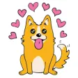 Paccy the Corgi Stickers