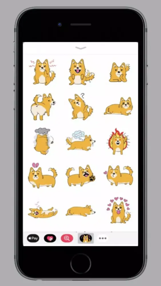 Paccy the Corgi Stickers স্ক্রিনশট