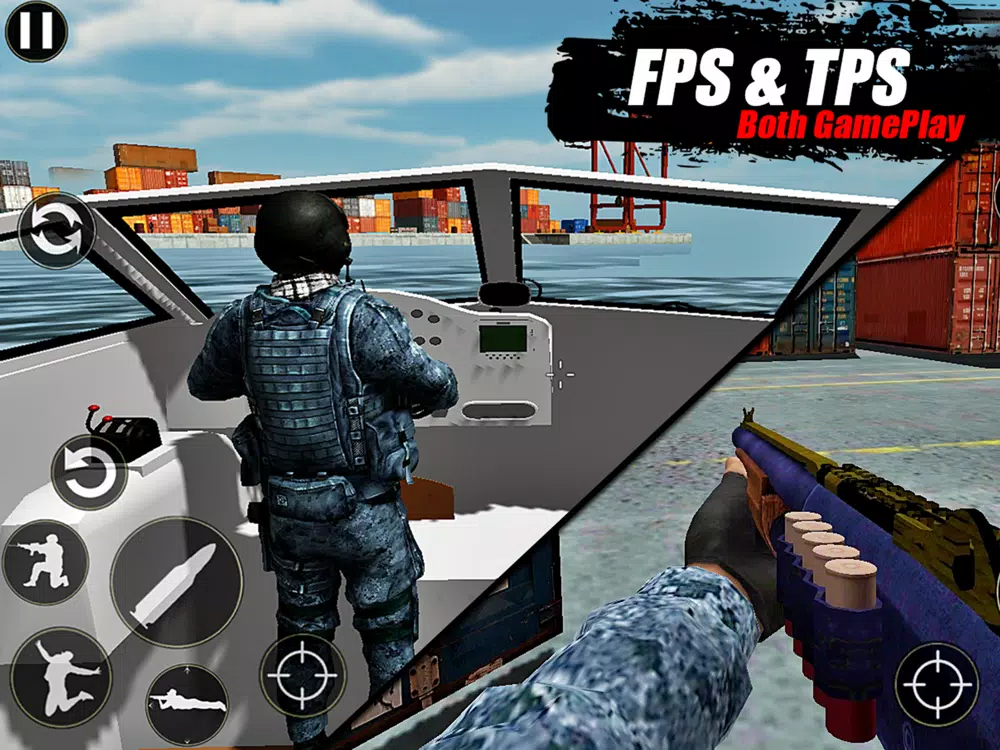TPS Terrorist Shooter Gun Game iPad  سکرین شاٹس