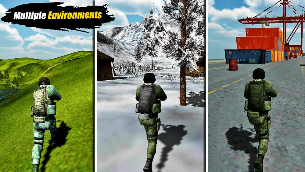 TPS Terrorist Shooter Gun Game سکرین شاٹس