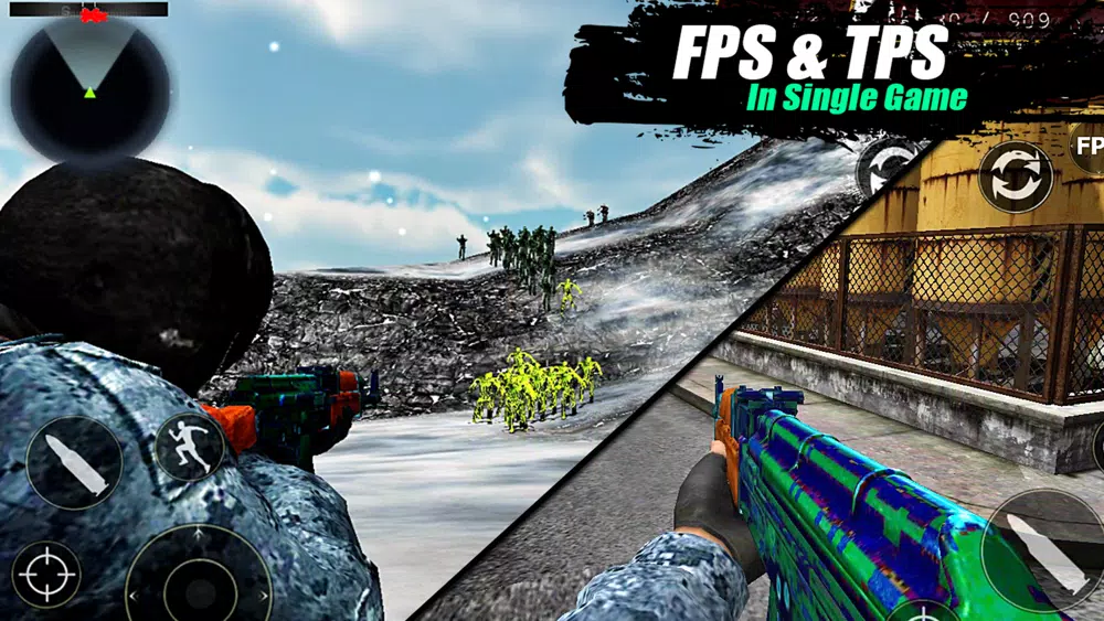 TPS Terrorist Shooter Gun Game سکرین شاٹس
