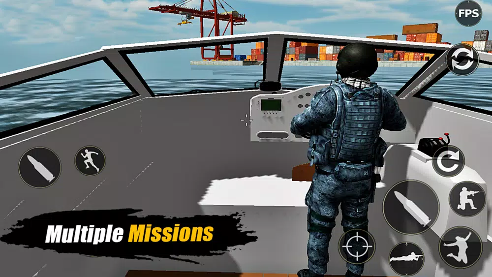 TPS Terrorist Shooter Gun Game سکرین شاٹس