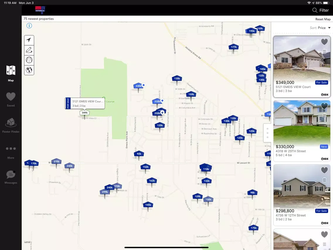 Mel Foster Mobile App iPad  Screenshots