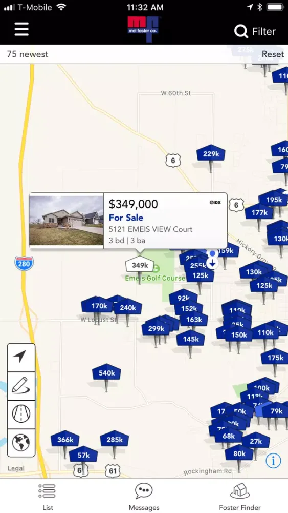 Mel Foster Mobile App Screenshots