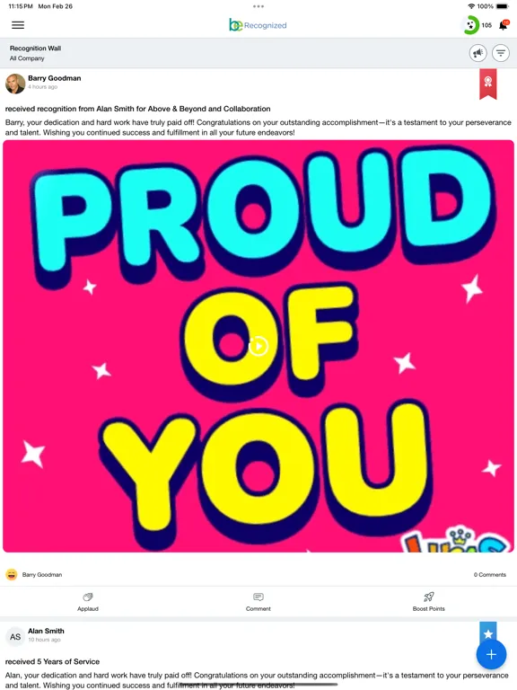 Zrzuty ekranu Terryberry Be Recognized iPad 