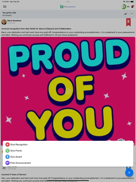 Zrzuty ekranu Terryberry Be Recognized iPad 