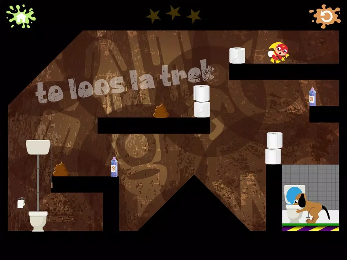Tangkapan skrin Captain Fartipants iPad 