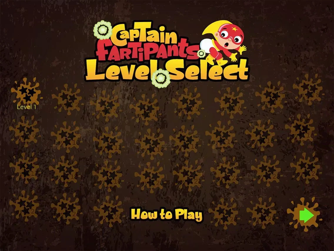 Tangkapan skrin Captain Fartipants iPad 