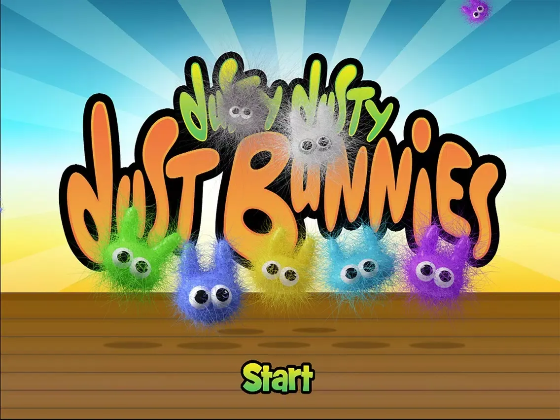 Capturas de tela do Dusty Dusty Dust Bunnies iPad 