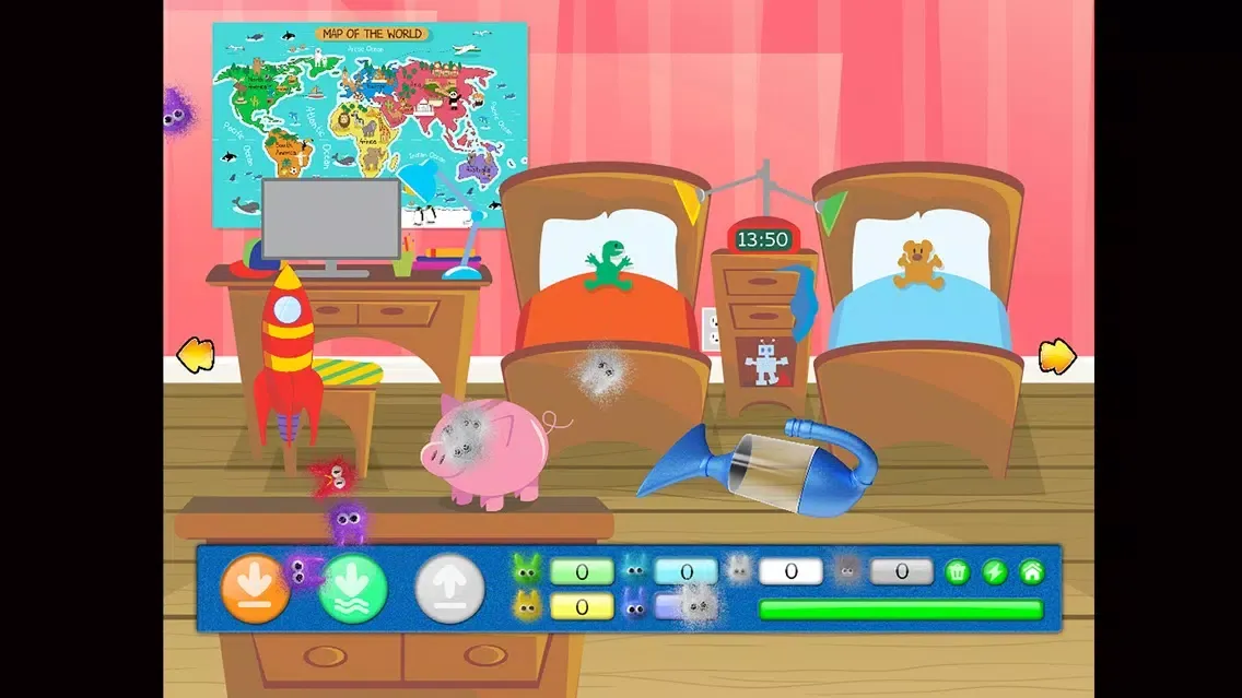 Capturas de tela do Dusty Dusty Dust Bunnies