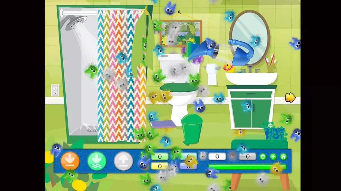Capturas de tela do Dusty Dusty Dust Bunnies