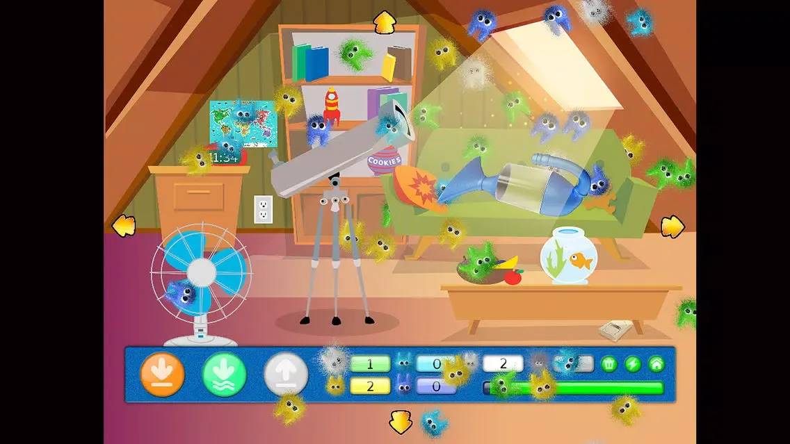 Capturas de tela do Dusty Dusty Dust Bunnies