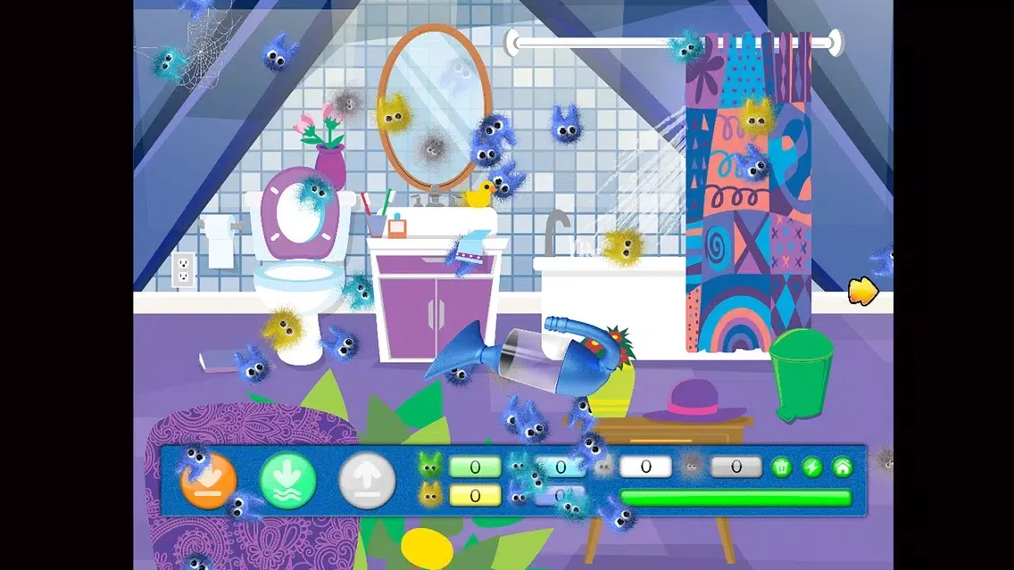 Capturas de tela do Dusty Dusty Dust Bunnies