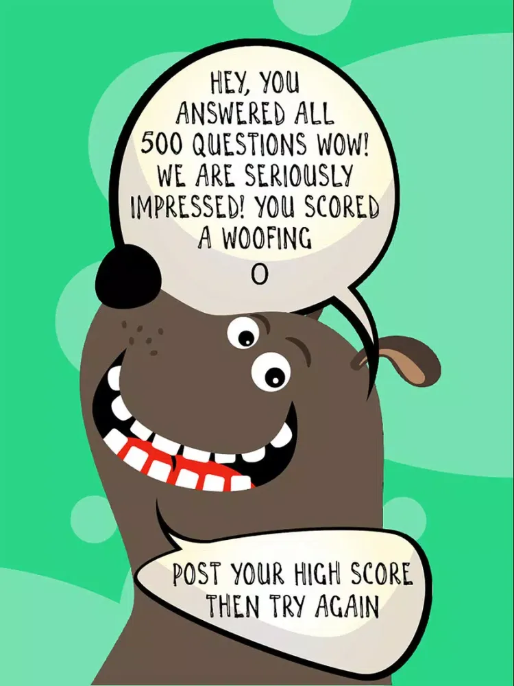 Never Not Clever Trivia - Dogs iPad  Screenshots