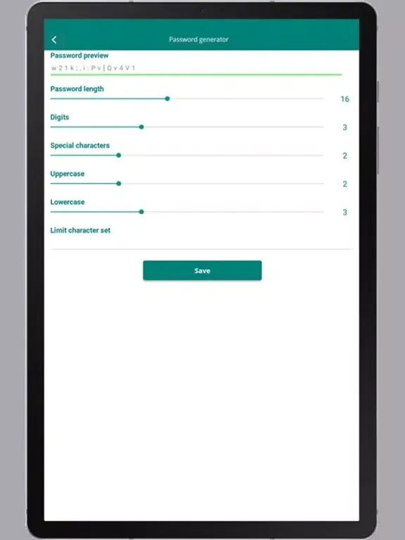 PHNX Password Manager iPad  স্ক্রিনশট