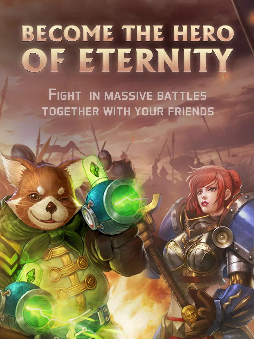 Heroes of Eternity - battle iPad  سکرین شاٹس