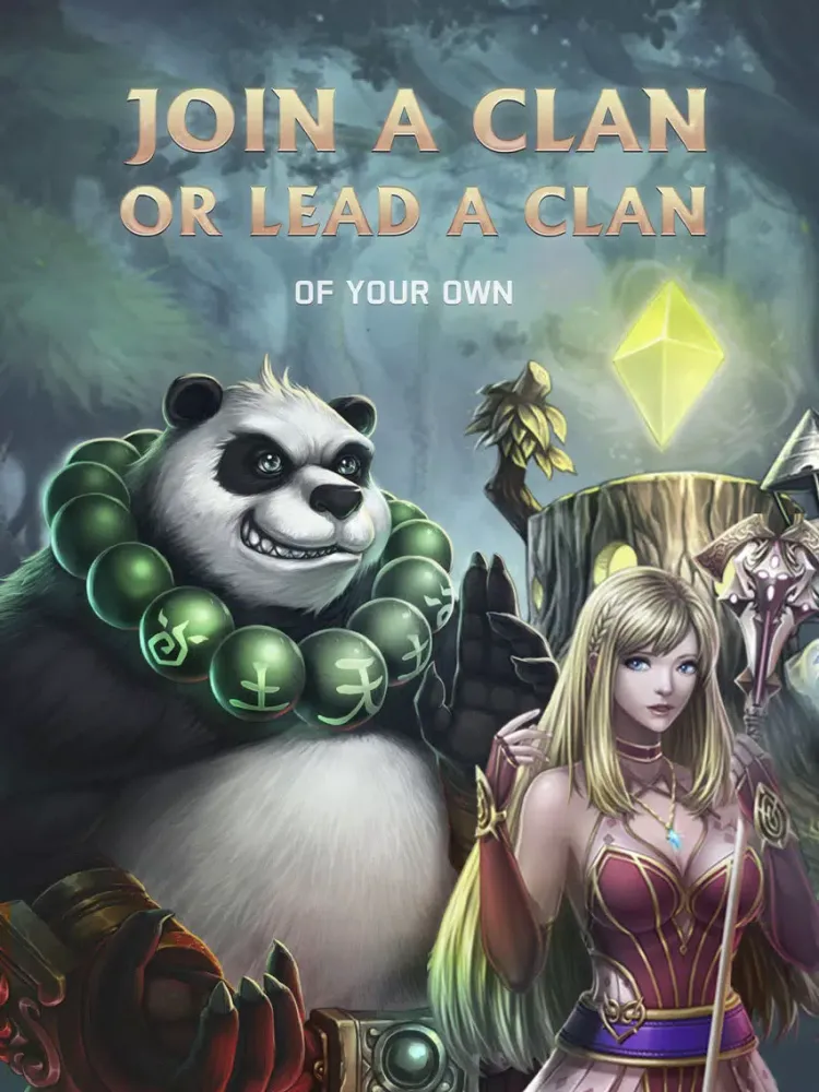Tangkapan skrin Heroes of Eternity - battle iPad 
