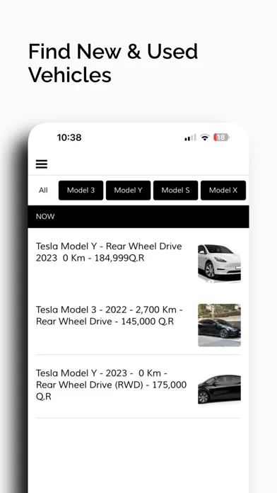 Captures d'écran de TOQ — For Tesla Owners Qatar