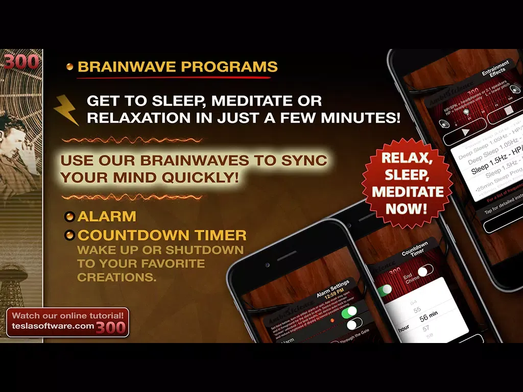Tangkapan skrin 300! | AmbiScience™ LITE :: White Noise, Brainwaves, Relaxing Music and Sound Effects! iPad 