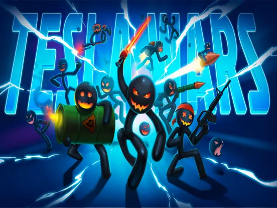 Ảnh chụp màn hình của Tesla Wars iPad 