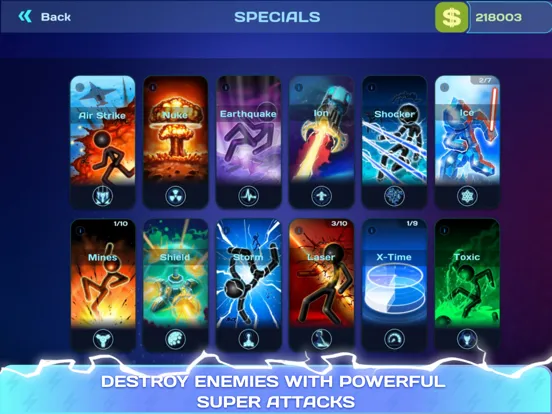 Ảnh chụp màn hình của Tesla Wars iPad 