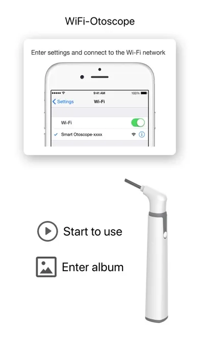 Tangkapan skrin Otoscope Camera