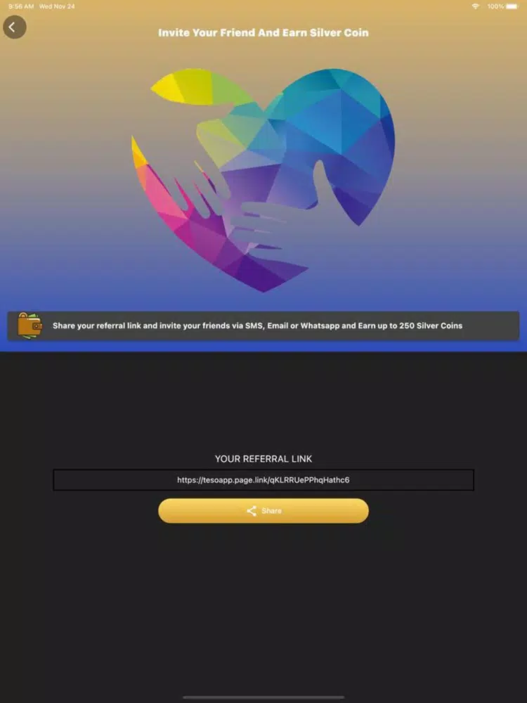 Teso App iPad 应用截图