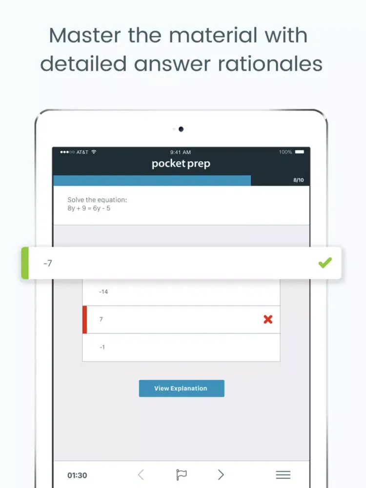 تصاویر ACT Pocket Prep iPad 
