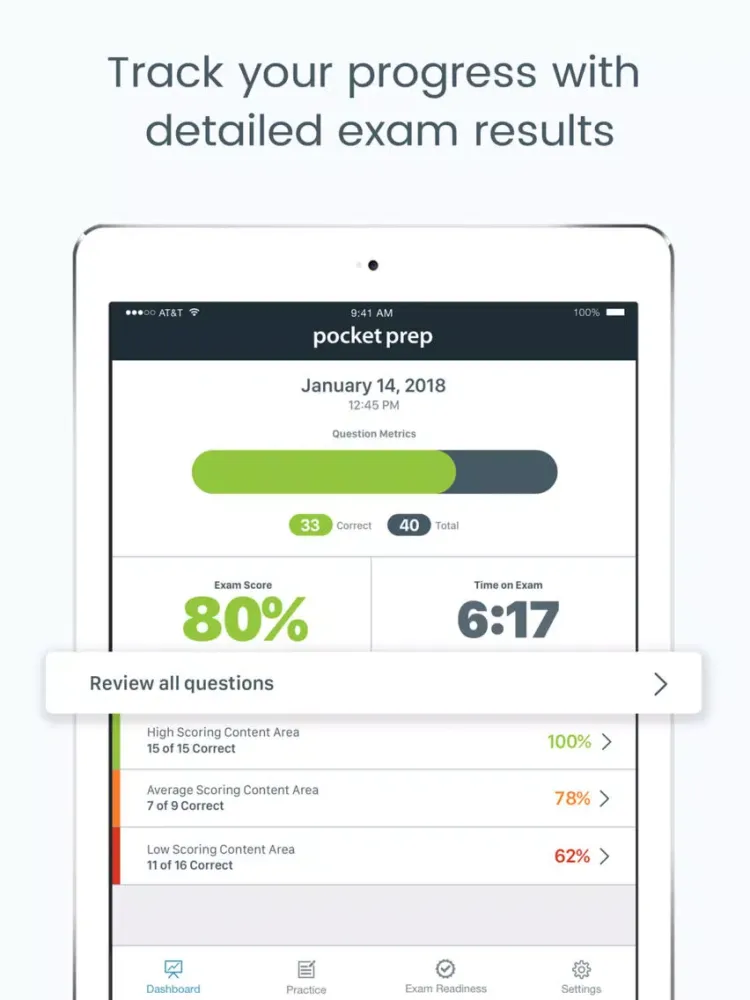 تصاویر ACT Pocket Prep iPad 