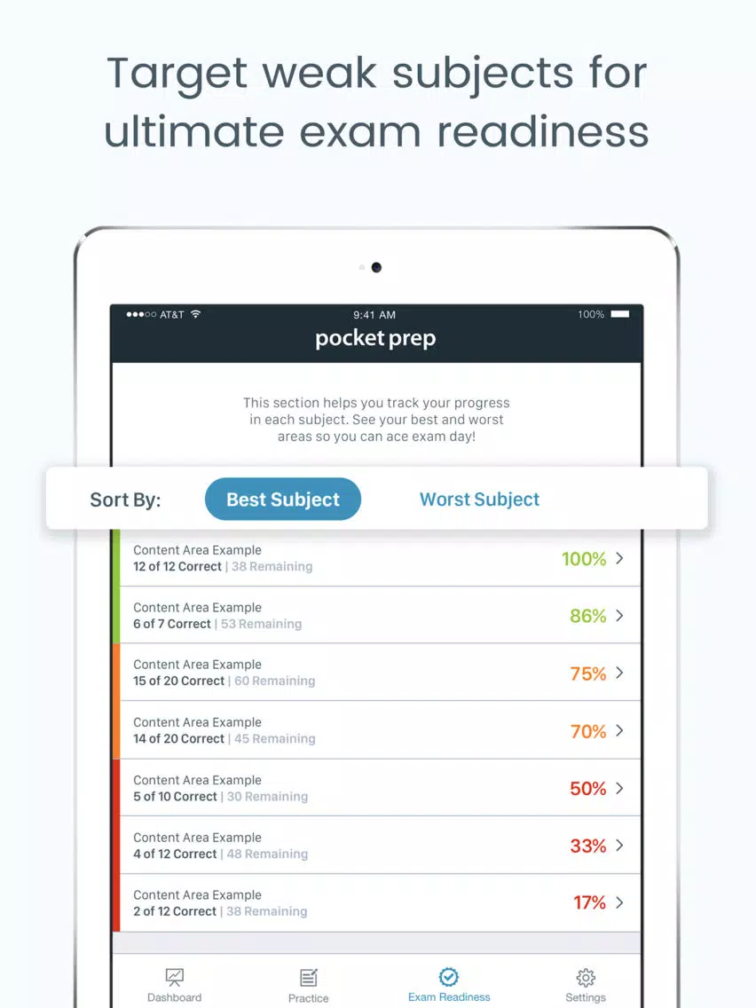 FTCE Pocket Prep iPad  স্ক্রিনশট