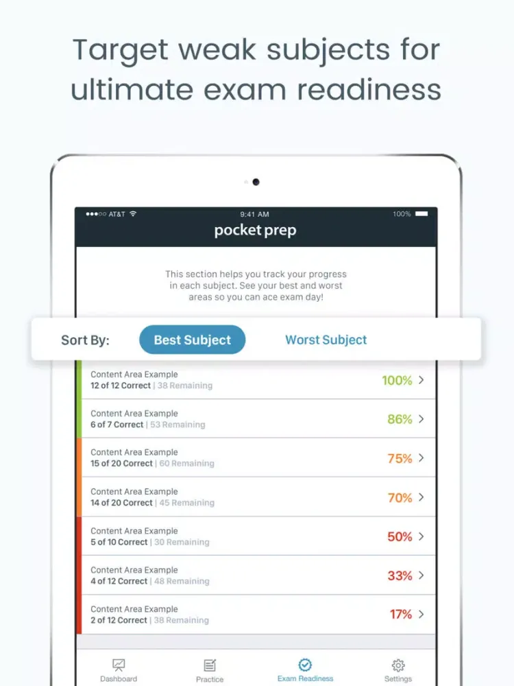 Screenshot di FTCE Pocket Prep iPad 