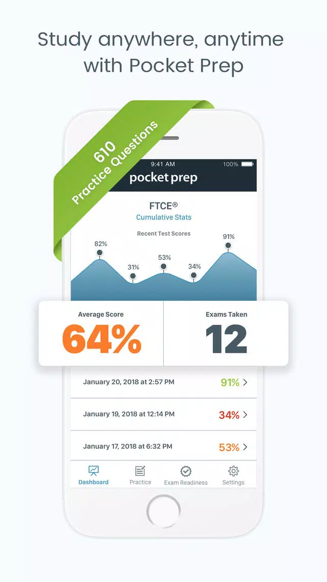 FTCE Pocket Prep স্ক্রিনশট