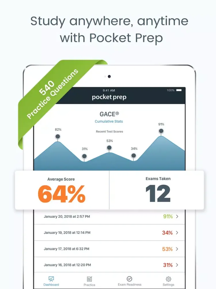 GACE Pocket Prep iPad  স্ক্রিনশট