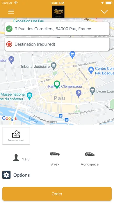 Скриншоты Allo Taxi Pau