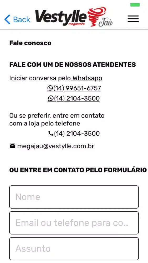 Vestylle Megastore Jaú 스크린샷