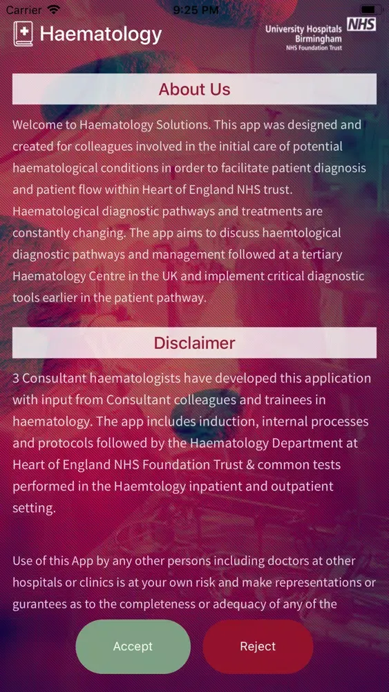Tangkapan skrin Haematology Handbook