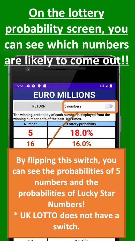LOTTO prediction lottery 스크린샷