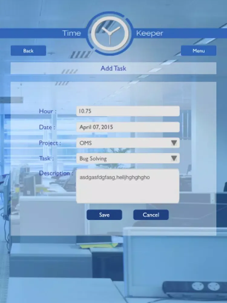 Capturas de pantalla de Smart Time Tracker iPad 
