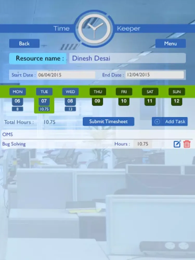 Capturas de pantalla de Smart Time Tracker iPad 