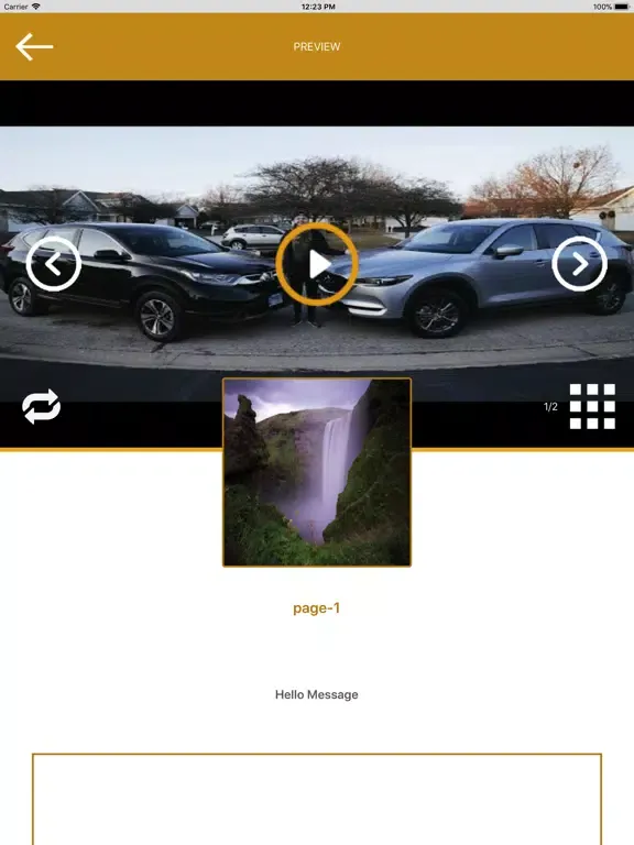 ภาพหน้าจอของ NinjaGram iPad