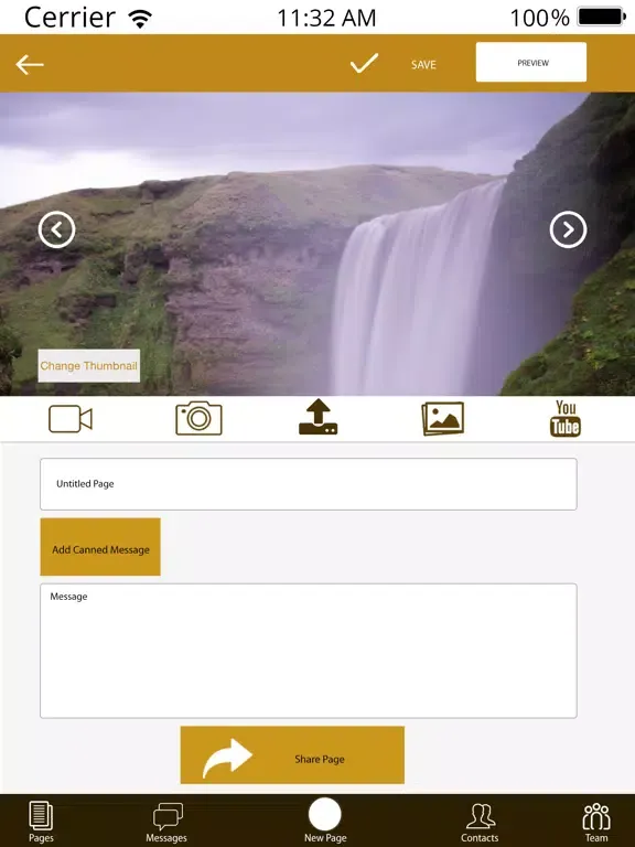 ภาพหน้าจอของ NinjaGram iPad