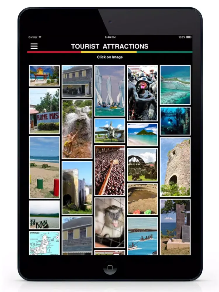 Promo Grenada iPad 應用截圖
