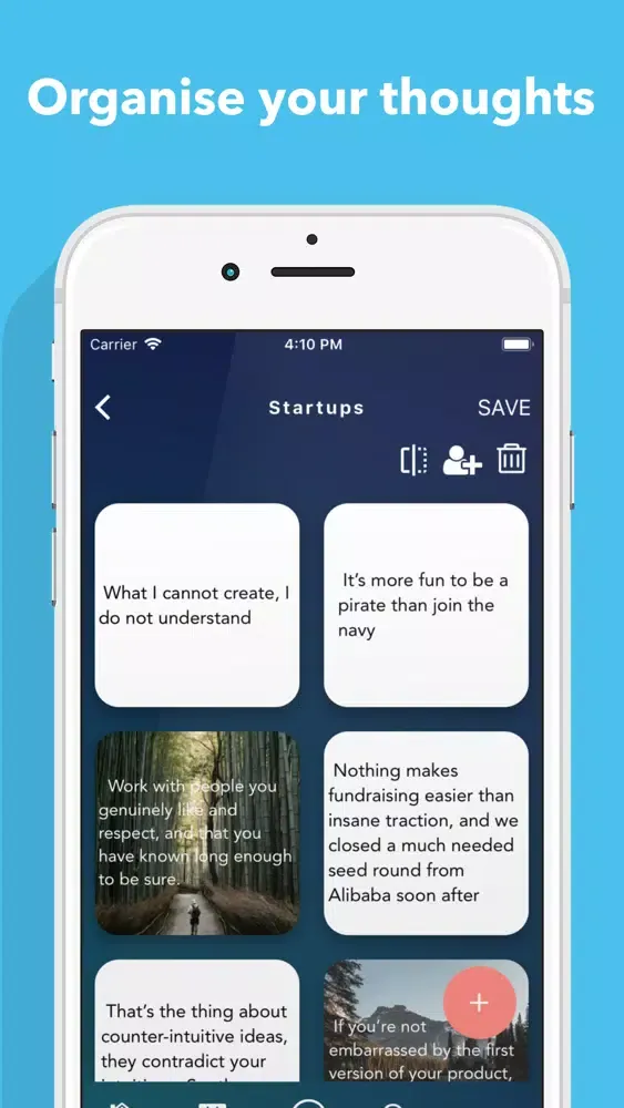 Capturas de pantalla de Ponder - Notes, Ideas, Reading