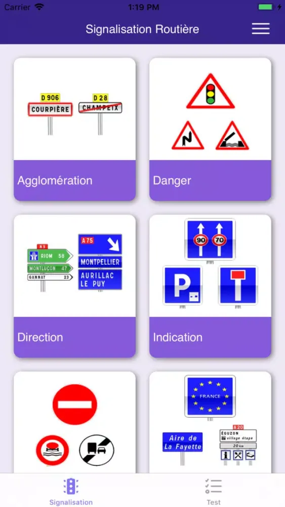 code de la route Test Ekran Görüntüleri