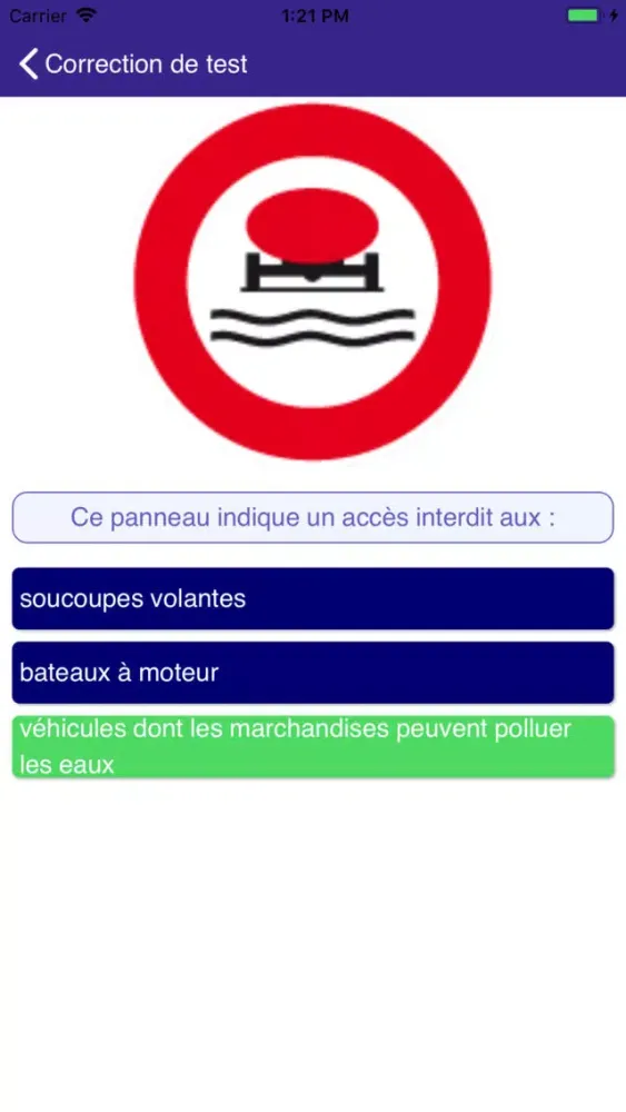 code de la route Test Ekran Görüntüleri